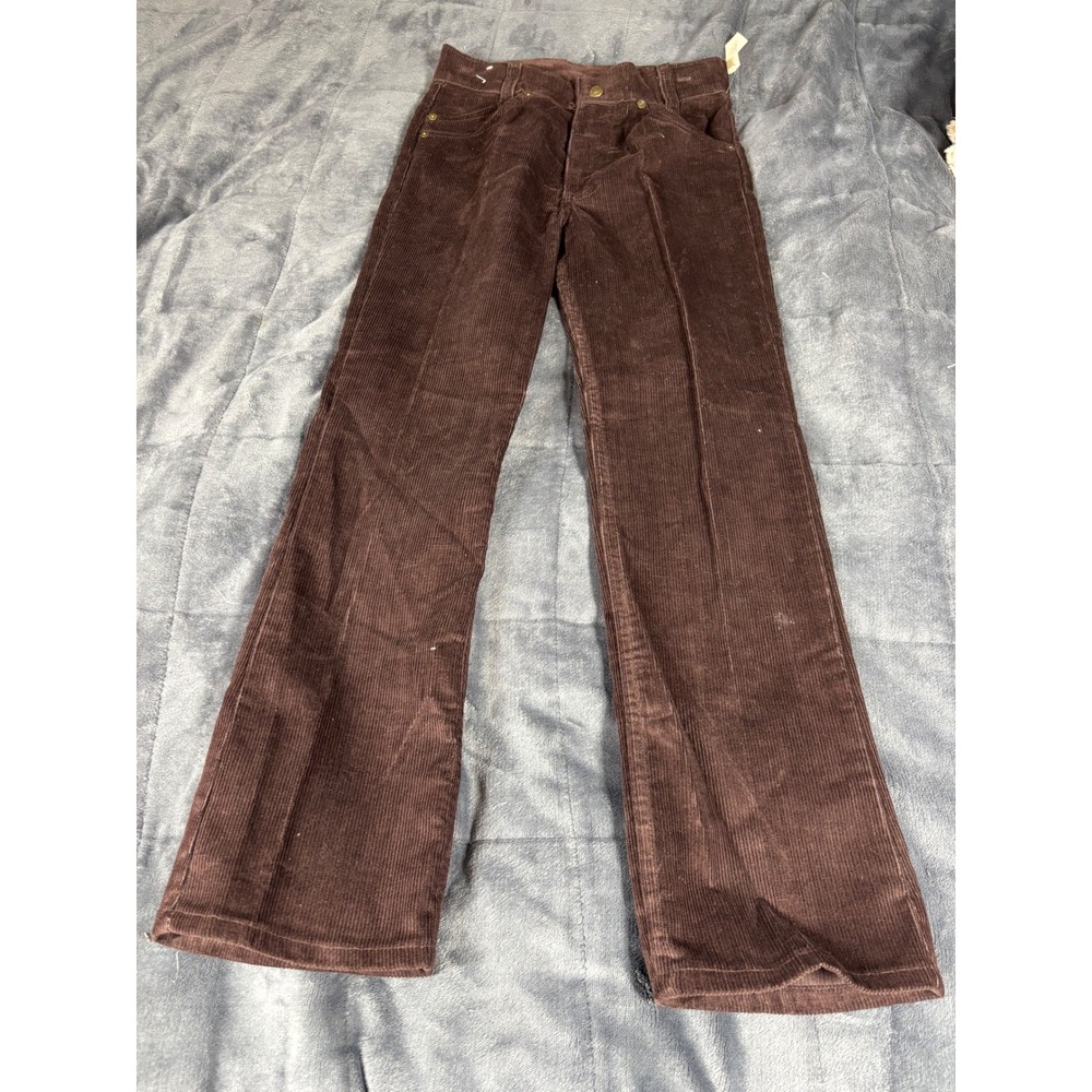 Vintage Levis 20345-4828 Brown Corduroy Pants‎ Boys 12 Reg Straight Leg NEW NOS